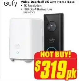 The Good Guys Video doorbell 2k with home base offer