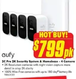The Good Guys 2c pro 2k security system & homebase offer