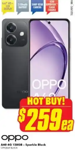 The Good Guys A40 4g 128gb offer
