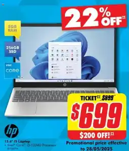 The Good Guys Hp 15.6" 15 laptop offer