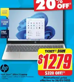 The Good Guys 15.6" core™ ultra 5 laptop offer