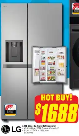 The Good Guys Side-by-side refrigerator offer