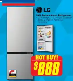 The Good Guys Bottom mount refrigerator offer