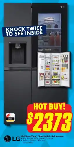 The Good Guys Side-By-Side Refrigerator offer