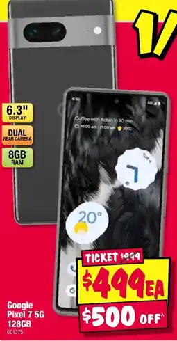 JB Hi-Fi Google pixel 7 5g 128gb offer