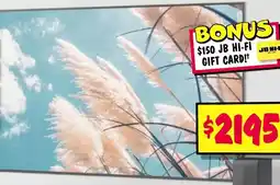 JB Hi-Fi 65" qned86a evo ai mini-led 4k uhd smart tv offer