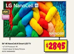 JB Hi-Fi 86" 4k nanocell al smart led tv offer