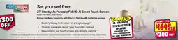 JB Hi-Fi 27" stanbyme portable full hd al smart touch screen offer