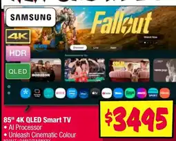 JB Hi-Fi 85" 4k qled smart tv offer