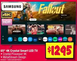 JB Hi-Fi 65" 4k crystal smart led tv offer