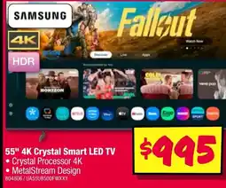 JB Hi-Fi 55" 4k crystal smart led tv offer