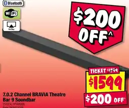 JB Hi-Fi 7.0.2 channel bravia theatre bar 9 soundbar offer