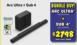 JB Hi-Fi Arc ultra + sub 4 offer
