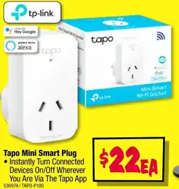 JB Hi-Fi Tapo mini smart plug offer