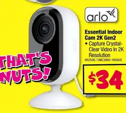 JB Hi-Fi Essential indoor cam 2k gen2 offer
