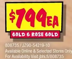 JB Hi-Fi Gold & rose gold offer