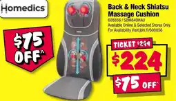 JB Hi-Fi Back & neck shiatsu massage cushion offer