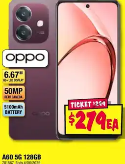 JB Hi-Fi A60 5g 128gb offer
