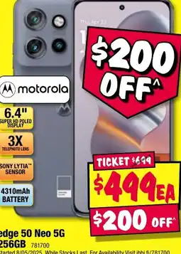 JB Hi-Fi Edge 50 neo 5g offer