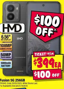 JB Hi-Fi Fusion 5g 256gb offer