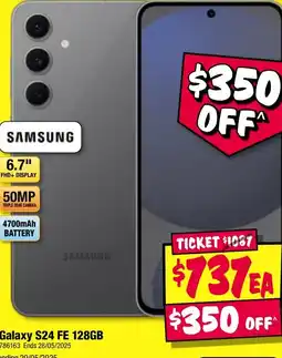 JB Hi-Fi Galaxy s24 fe 128gb offer