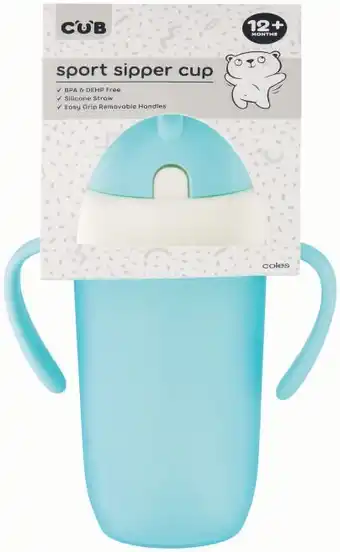 Coles CUB Sport Sipper Cup 12+ Months offer