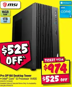 JB Hi-Fi Pro dp180 desktop tower offer