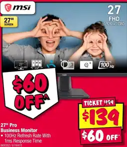 JB Hi-Fi 27" Pro Business Monitor offer