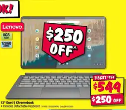 JB Hi-Fi 13" Duet 5 Chromebook offer