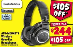 JB Hi-Fi Ath-m50xbt2 wireless over-ear headphones offer