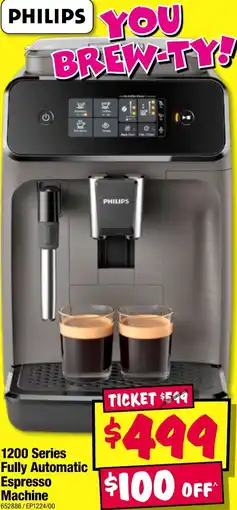 JB Hi-Fi 1200 series fully automatic espresso machine offer