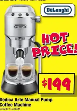 JB Hi-Fi Dedica arte manual pump coffee machine offer