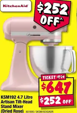 JB Hi-Fi Ksm192 artisan tilt-head offer