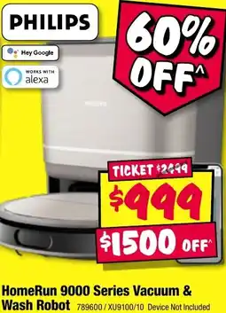 JB Hi-Fi Homerun 9000 series vacuum & wash robot offer