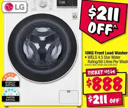 JB Hi-Fi Front load washer offer