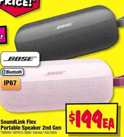 JB Hi-Fi Soundlink flex portable speaker 2nd gen offer