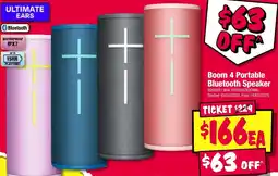 JB Hi-Fi Boom 4 portable bluetooth speaker offer