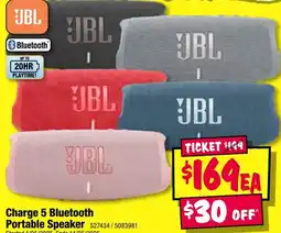 JB Hi-Fi Charge 5 bluetooth portable speaker offer