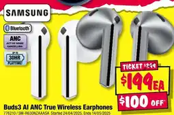 JB Hi-Fi Buds3 ai anc true wireless earphones offer