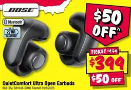 JB Hi-Fi Quietcomfort ultra open earbuds offer
