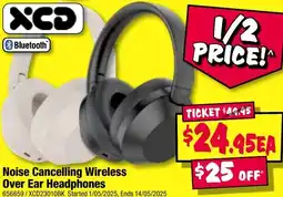 JB Hi-Fi Noise cancelling wireless over ear headphones offer