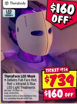 JB Hi-Fi Theraface led mask offer