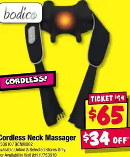 JB Hi-Fi Cordless neck massager offer