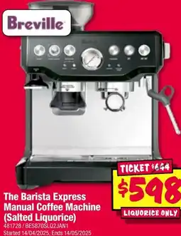 JB Hi-Fi The barista express manual coffee machine offer