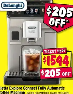 JB Hi-Fi Eletta explore connect fully automatic coffee machine offer