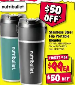 JB Hi-Fi Stainless steel flip portable offer