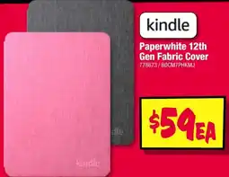 JB Hi-Fi Paperwhite 12th gen fabric cover offer