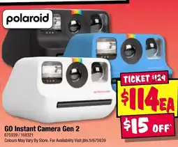 JB Hi-Fi Go instant camera gen 2 offer
