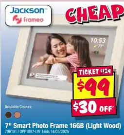 JB Hi-Fi 7" smart photo frame 16gb offer