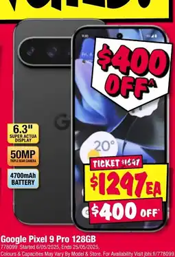 JB Hi-Fi Google pixel 9 pro 128gb offer